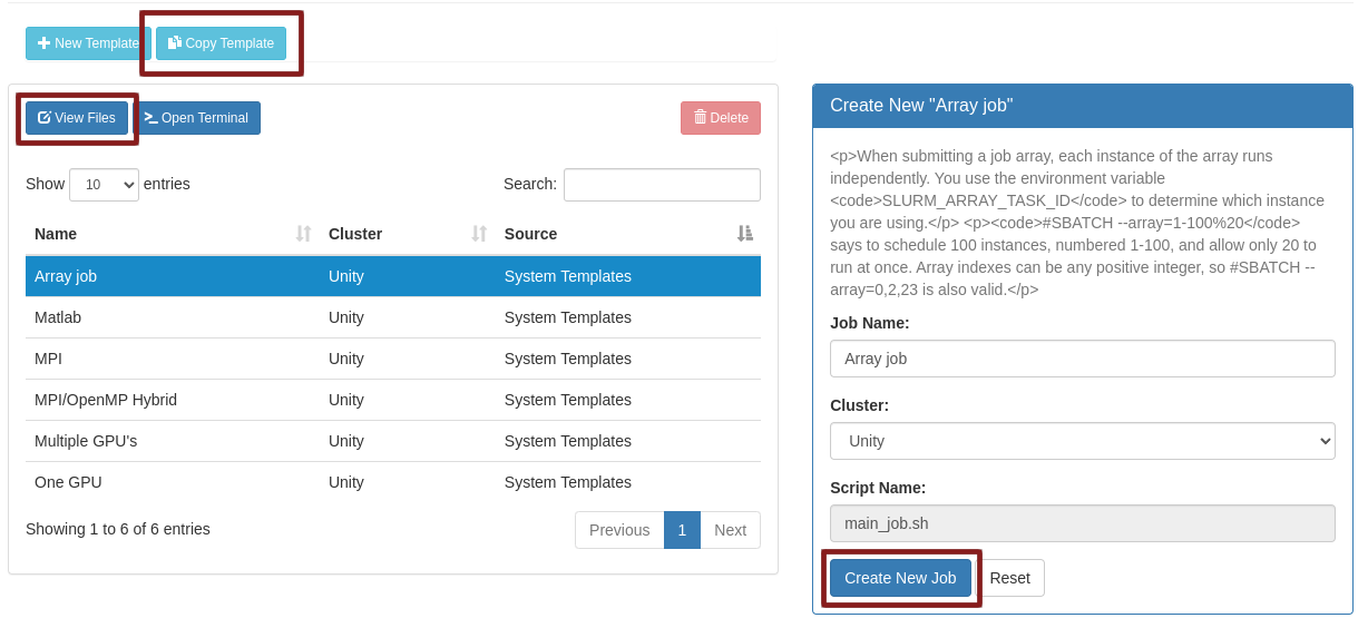 OOD Job Templates