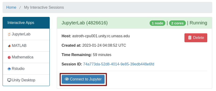 OOD Batch Connect Job in Queue